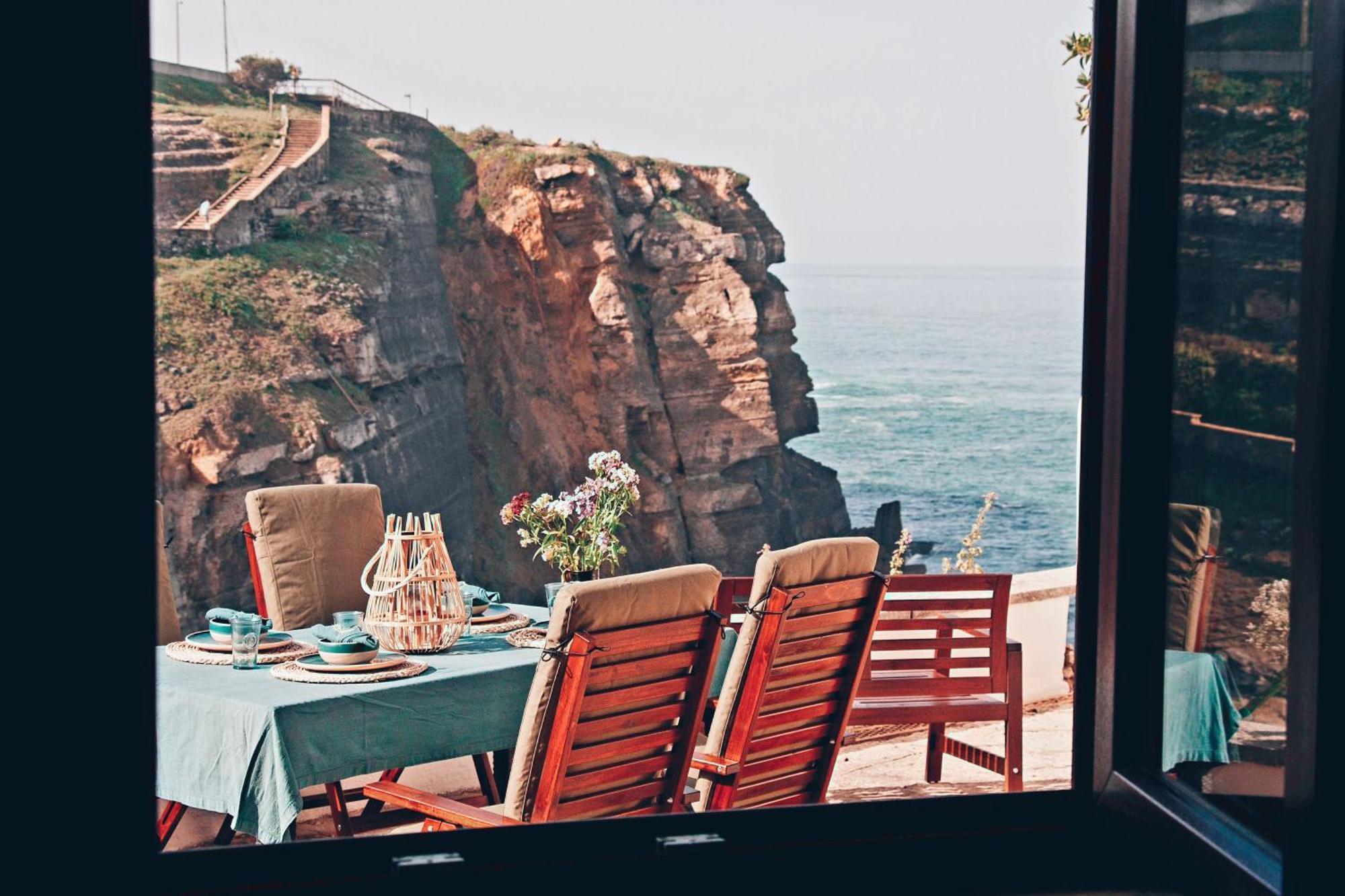 Um Lugar Ao Sol Beach House Azenhas Do Mar Sintra Exteriér fotografie